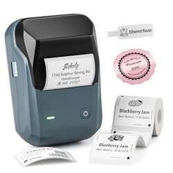 NIIMBOT B1 Thermal Label Printer With Tape, 2 Inch Bluetooth Portable Label Maker for Office, Home, Business