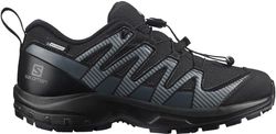 Salomon XA Pro V8 CLIMASALOMON Waterproof Chaussures de randonnée, Black/Phantom/Dark Slate, 32 EU