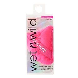 Wet n Wild Powder Puff, Reusable and Washable Makeup Applicator for Blending Loose or Pressed Powders, Soft Velvet Fibers, Triangle Shape for Precise Application