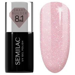 Semilac Smart Builder 805 Glitter Dirty Nude Rose 7 ml