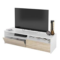 13Casa, Vanilla, Mobile, Bianco (Bianco/Beige), 36 x 130 x 42 cm
