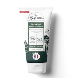 THE BARB'XPERT – Shampoo Barba & Capelli – Made in France – Certificato Cosmos Natural – Rafforza & Purifie