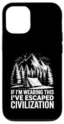 Funny Camper Humor Camping Campfire Tent for Men Case for iPhone 12/12 Pro