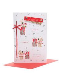Boofle Kerstkaart voor dochter - schattig ontwerp