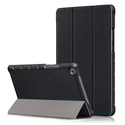 Huawei Mediapad M5 Lite 8.0 Funda,Funda Plegable para Tablet Huawei Mediapad M5 Lite 8.0, Funda Magnética Antiarañazos, Funda con Función Lápiz (Negro)