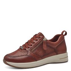 Tamaris Dames 8-83701-42 sneakers, Cognac STR, 40 EU breed, Cognac Str, 40 EU Breed