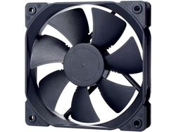 Fractal Design Dynamic X2 GP-12 PWM Computer Fan - Silent Fan - High Airflow – 120x120x25 mm – 2000RPM – FDB-Bearings – Trip Wire - Aerodynamically shaped struts - Black Edition (Single)