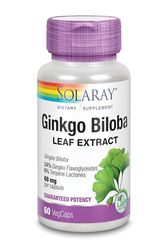 Solaray Ginkgo Biloba 60mg | 60 VegCaps