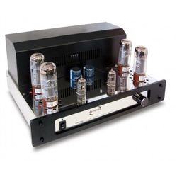 Dynavox VR-80E Amplificador de válvulas mono, preto e cromado (importado)
