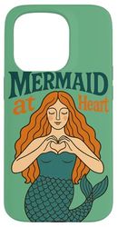 Sirena al cuore illustrazione Sirene carine Custodia per iPhone 15 Pro