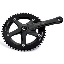 Miche Heren Primato Advanced Track Chainset, Zwart, 170mm/49T