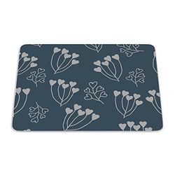Questo Casa, Tappetino per mouse con stampa digitale, antiscivolo, per ufficio e casa, dimensioni: 22 x 18 cm