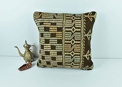 Kelim Cuscino 40x40 cm fatto a mano turco prodotto federe kilim dekorativo orientale etnici cuscino 2839