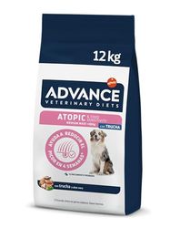 Advance Veterinary Diets Atopic Medium & Maxi, Pienso para Perros con Dermatitis atópica con Trucha, 12kg