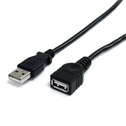 StarTech.com USBEXTAA10BK Cavo USB 2.0 da A ad A, M/F, 3 m, Nero
