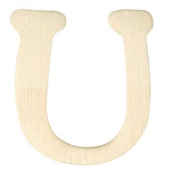 Rayher 6162000 Madera de Letras, 4 cm, U