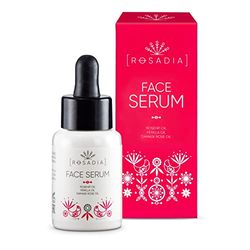 ROSADIA ansiktsserum. Oljeserum med nyponolja för alla hudtyper, särskilt för känslig, mogen eller kapillär hud. Vegan naturkosmetik för kvinnor och män storlek 30 ml.