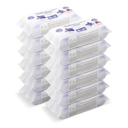 by Amazon Sensitive Baby Wipes 672 Wipes, Unscented, 12 Pack of 56