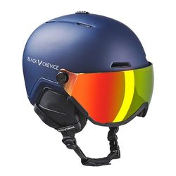 Black Crevice Casque de Ski Adulte (Unisexe), Bleu, M (56-58 cm)