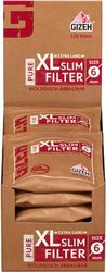 GIZEH Pure XL Slim Lot de 10 sachets de 120 filtre 6 mm