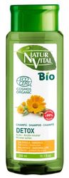 NaturVital Champô Bio Detox | champô micelar purificante, com extratos de calêndula e marshmallow, 300 ml
