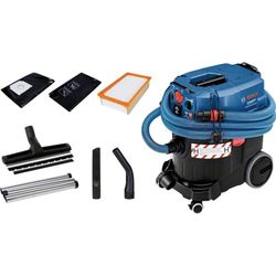 Bosch Professional GAS 35 H AFC - Aspirador seco/húmedo (254 mbar, depósito 35 l, clase polvo H, manguera antiestática 5m)