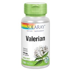 Solaray Valeriana | 470 mg | Raíz de Valeriana| Apto para Veganos | 100 Vegcaps, 1 unidad