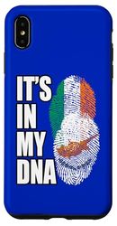 Cypriot And Irish Mix DNA Flag Heritage Case for iPhone XS Max