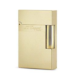 S.T. Dupont Ligne 2 Small Lighter Microdiamond Yellow Gold, D-C18692