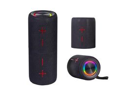 Trevi XR 8A44 DOUBLE Altoparlante Amplificato Portatile 10W x 2, Cassa Wireless Separabile in 2 Unità, Micro SD, AUX-IN, Audio Wireless 5.3, IPX5, Batteria Integrata, Nero