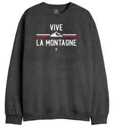 Republiken Kalifornien "Vive The Mountain UXREPCZSW003 tröja, unisex, antracit, storlek S, Antracit