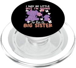 Puede que sea pequeña, pero voy a ser una hermana mayor PopSockets PopGrip para MagSafe