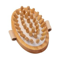 Eco Bath London Escova de mão para celulite, escova de tratamento de celulite, eficaz removedor de celulite e massajador para pele suave e tonificada, escova massajador esfoliante de madeira