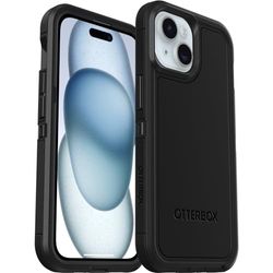 OtterBox Defender XT skal för iPhone 15 / iPhone 14 / iPhone 13 med MagSafe, extra stöttåligt, fallsäkert,skyddande skal, testad till militärstandard x5, Svart, Utan retailförpackning