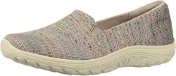 Skechers Women's Reggae Fest-Wicker-Engineered Knit Twin Gore Slip on (Willows) Loafer Flat