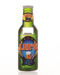 Boxer Gifts Lee Beer Bottle Opener, Stainless Steel, Multi-Colour, 18.5 x 5.8 x 0.4 cm