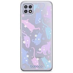 ERT GROUP mobiltelefonfodral för Samsung A22 5G originalt och officiellt licensierat Babaco mönster Cats 016 optimalt anpassad till formen på mobiltelefonen, gedeeltelijk transparant