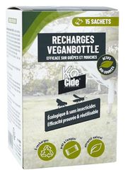 K-OCIDE - Recharge pour piège Veganbottle volants - Recharge pour piège mouches et guêpes - Attractif naturel homologué - 5 recharges