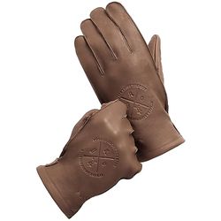 BROGER Alaska Men's Motorcycle Gloves, Cowhide Leather, Outer Seams, Breathable Mesh Lining, Support for Touch Screens