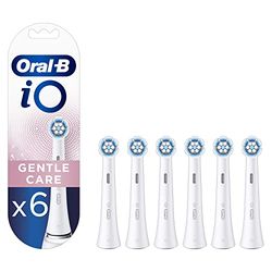 Oral-B Testine di ricambio per spazzolino iO Gentle Care. Confezione Da 6 Pezzi, Adatto Per Buca Delle Lettere