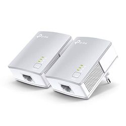 TP-Link TL-PA4010 KIT AV600 Powerline network adapter (500Mbps, 1 port, energy saving, plug and play, compatible with other brand adapters, set of 2) white