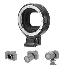 NEEWER EF naar EOS R Mount Adapter, EF/EF-S Lens naar RF-Mount Camera Autofocus Converter Ring Compatibel met Canon EOS R Ra RP R6 Mark II R6 R5 R3 R7 R10 R8 R50, Max belasting: 4,4 lb/2 kg,