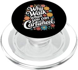 Gimnasia Por qué caminar cuando puedes voltear PopSockets PopGrip para MagSafe