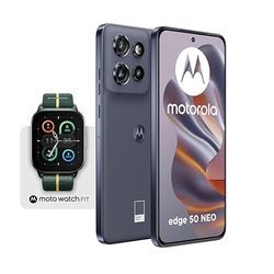 Motorola edge 50 neo 12/512GB, Fotocamera Sony LYTIA™ 700C 50+13+10MP selfie 32MP + Moto Watch Fit con Moto AI, With Watch Fit, PANTONE Grisaille