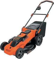 BLACK+DECKER RASAERBA 36 V LITIO - 2.0 AH - DOPPIA BATTERIA LITIO - TAGLIO 48 CM - 7 ALTEZZE TAGLIO 38-101,6 mm - TECNOLOGIA AUTOSENSE - 3IN1 MULCHING/SCARICO LATERALE/CESTO DA 50 LT CLMA4820L2-QW