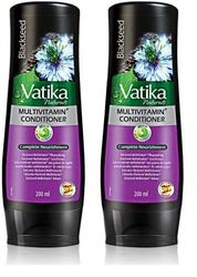 Vatika Naturals Multivitamin Enriched Black Seed Complete Hair Care Conditioner 200ml | Black seed, Blackberry, Henna | Blended with essential multivitamins | For complete care & nourishment