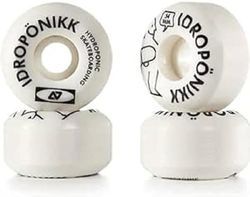 Centrano Unisex – vuxna hydroponic skateboard hjul, Weiss, 55 mm