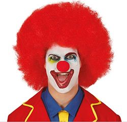 Perruque Afro Maxi Couleurs Rouge