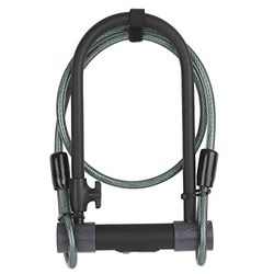 Yale YUL2C/13/230/1 Zapięcie Rowerowe, U Lock, 230 mm, Dwupunktowy Rygiel, 4 Klucze w tym 1 z Podświetleniem, Wysoki Poziom Bezpieczeństwa