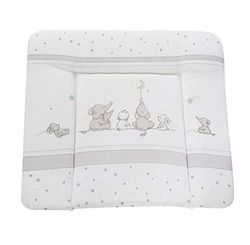 Roba Aankleedkussen "Sterrentover", zachte aankleedmat 85 x 75 cm, PU-gecoate commode kussen, afwasbaar